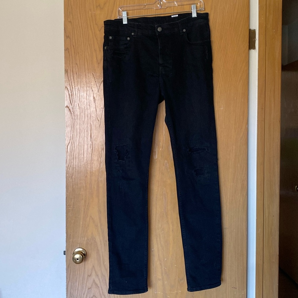 MENS KSUBI BLACK JEANS SIZE 34 MADE IN TURKEY🖤👖🇹🇷